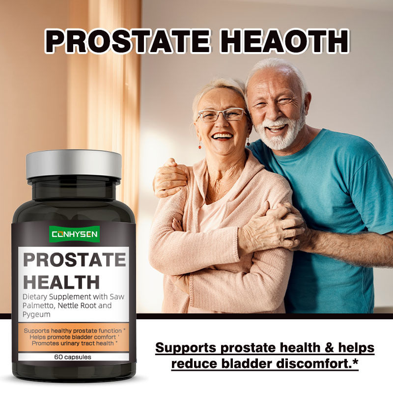 Best Selling Prostate Health Capsules Promotes Urinary Tract Health with Saw Palmetto Berry Extract