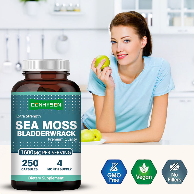 जैविक आयरिश मॉस कैप्सूल आंतों के स्वास्थ्य को बढ़ावा देता है