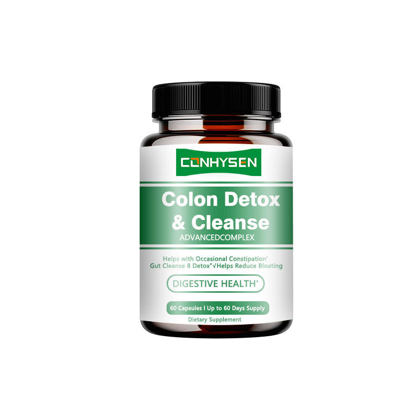कस्टम लेबल कोलन डिटॉक्स एंड क्लींज कैप्सूल कभी-कभी कब्ज के साथ मदद करता है आहार पूरक