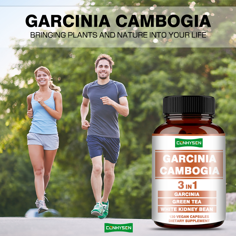 कस्टम लेबल स्वास्थ्य देखभाल उत्पाद ऊर्जा उत्पादन को बढ़ावा देता है Garcinia Cambogia कैप्सूल