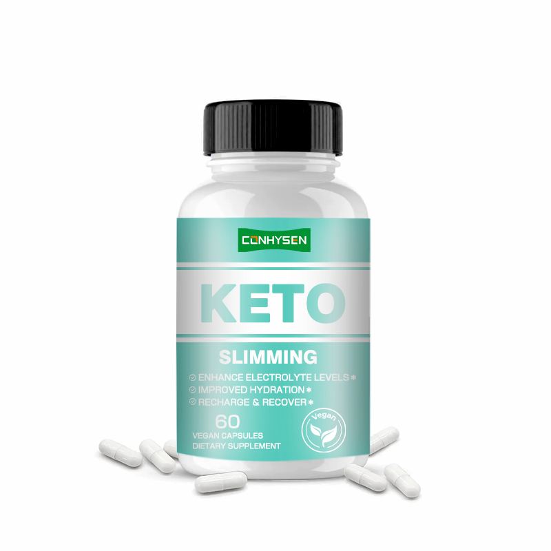 320mg कीटो स्लिम ब्लेंड KETO स्लिमिंग कैप्सूल वजन घटाने के लिए डिटॉक्स क्लींज को सपोर्ट करता है