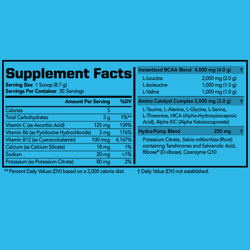 Supplier BCAA Powder Improve Sport Performance BCAA Drink Custom Branded
