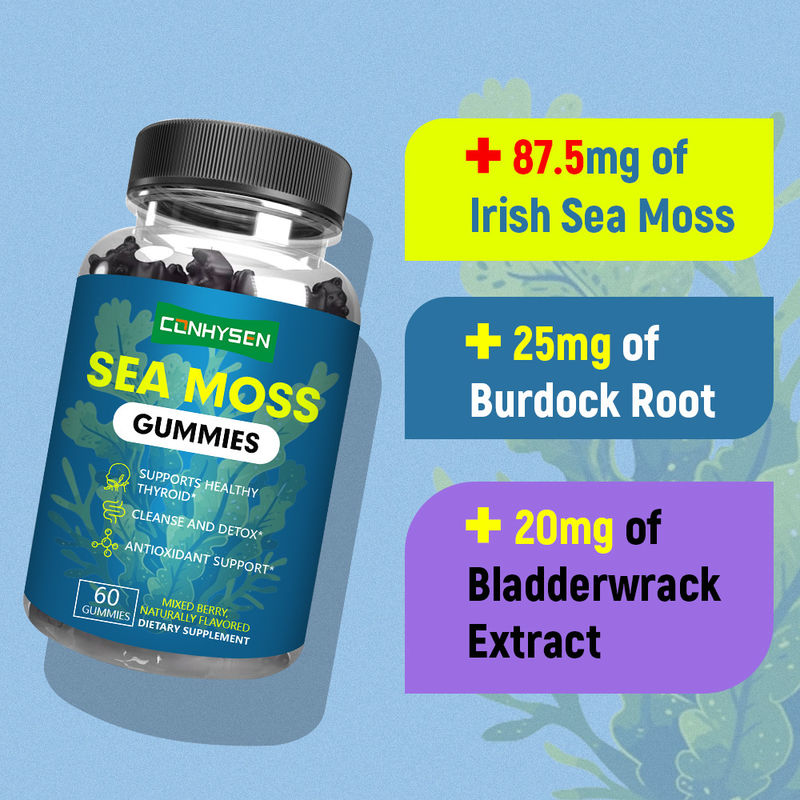 ऑर्गेनिक आयरिश सी मॉस एक्सट्रैक्ट गमियां फैक्ट्री सप्लाई, सफाई और डिटॉक्स के लिए