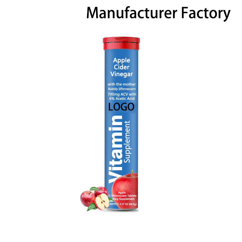 फैक्टरी थोक सेब साइडर सिरका इफ़र्वेसेंट टैबलेट स्लिमिंग उत्पाद
