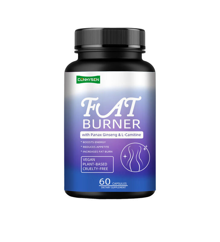 पुरुषों के लिए शीर्ष गुणवत्ता वाले वसा बर्नर पूरक महिलाओं के साथ पैनैक्स जिंसेंग, एल-कार्निटाइन निकालें 60 शाकाहारी वसा आहार फाइबर
