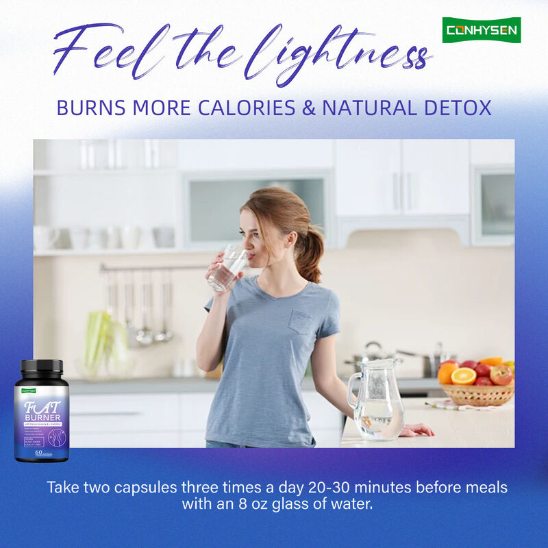 पुरुषों के लिए शीर्ष गुणवत्ता वाले वसा बर्नर पूरक महिलाओं के साथ पैनैक्स जिंसेंग, एल-कार्निटाइन निकालें 60 शाकाहारी वसा आहार फाइबर