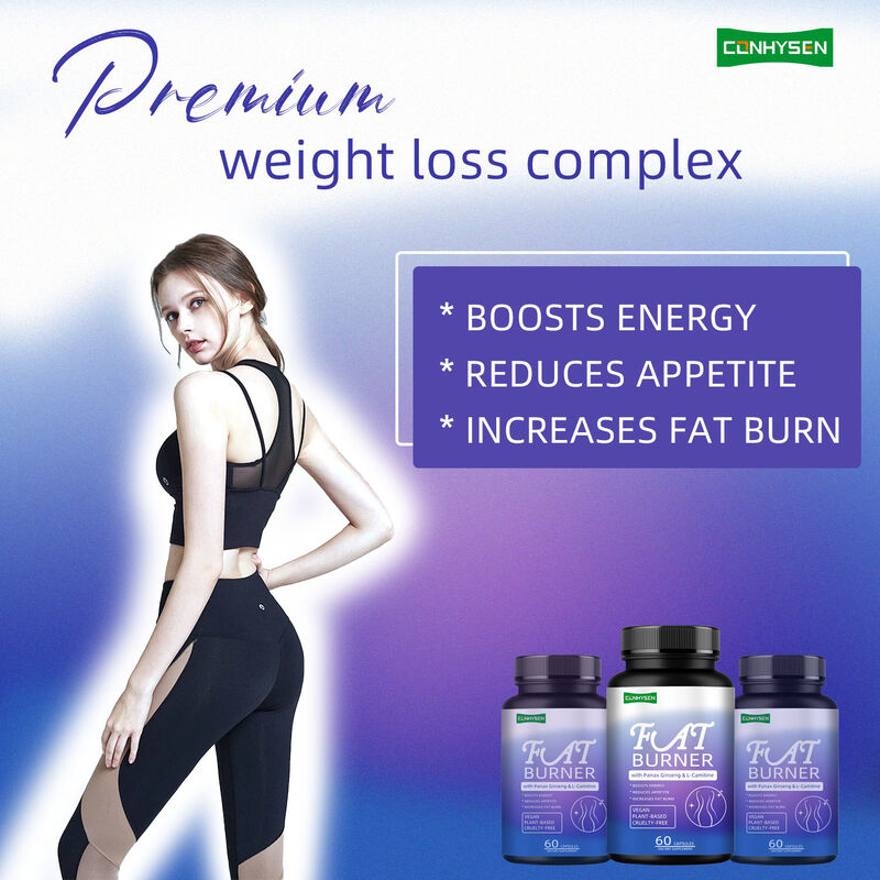 पुरुषों के लिए शीर्ष गुणवत्ता वाले वसा बर्नर पूरक महिलाओं के साथ पैनैक्स जिंसेंग, एल-कार्निटाइन निकालें 60 शाकाहारी वसा आहार फाइबर