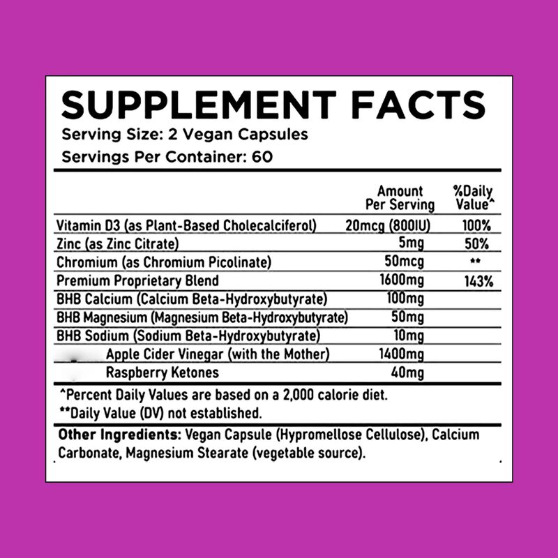 ओईएम ओडीएम कीटो कैप्सूल रिच बीएचबी एसीवी विटामिन जिंक क्रोमियम कुशल मेटाबोलिक गतिविधि वजन घटाने की गोलियों का समर्थन करता है