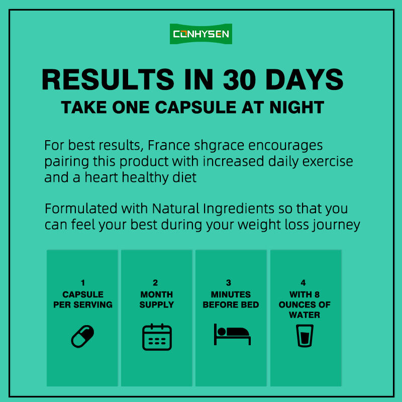 महिलाओं के लिए सफेद किडनी बीन एक्सट्रैक्ट के साथ रात में फैट बर्नर, जो सोते समय पेट की चर्बी कम करने में मदद करता है