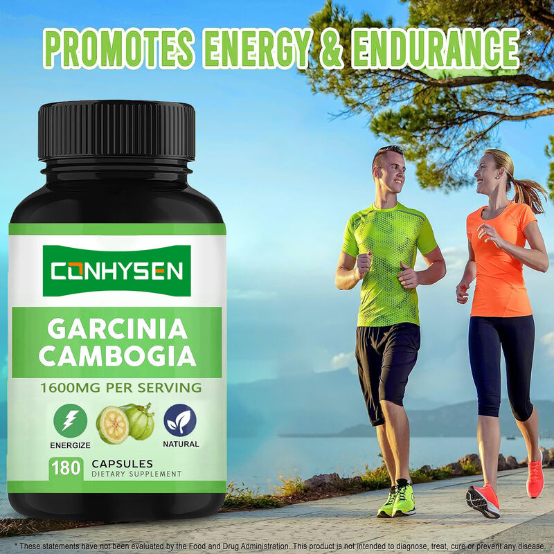 High Quality Dietary Supplement Pure Garcinia Cambogia Capsules Promotes Energy and Endurance Natural Supplements