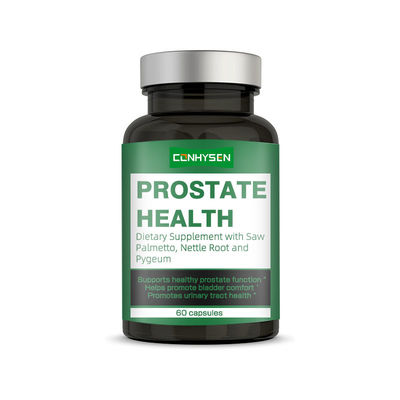 कस्टम लेबल प्रोस्टेट हेल्थ कैप्सूल मूत्राशय के आराम को बढ़ावा देने में मदद करता है