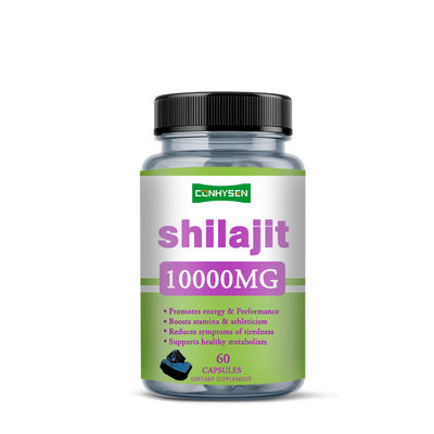 प्राइवेट लेबल 1000mg प्योर शिलाजीत कैप्सूल हेल्थ केयर कैप्सूल ऊर्जा और प्रदर्शन को बढ़ावा देता है