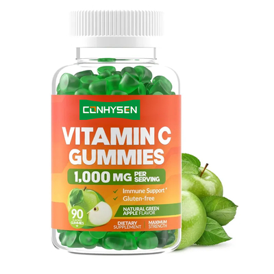 बच्चों के लिए OEM स्किन व्हाइटनिंग एडल्ट विटामिन सी सप्लीमेंट 1000mg विटामिन सी गमीज़