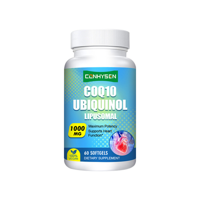 COQ10 Ubiquinol सॉफ्टजेल कस्टम लेबल ऊर्जा और जीवन शक्ति बढ़ाएँ फ़ैक्टरी