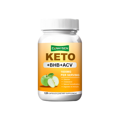 कीटो कैप्सूल BHB ACV 1600mg फैक्ट्री डायरेक्ट पाचन प्रतिरक्षा समर्थन के साथ