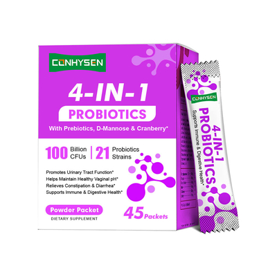 रोग प्रतिरोधक क्षमता बढ़ाने के लिए पाचन वयस्क 4-इन-1 प्रोबायोटिक्स पाउडर फैक्टरी थोक बिक्री