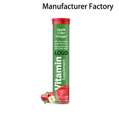 फैक्टरी थोक सेब साइडर सिरका इफ़र्वेसेंट टैबलेट नेचुरल स्लिमिंग विटामिन